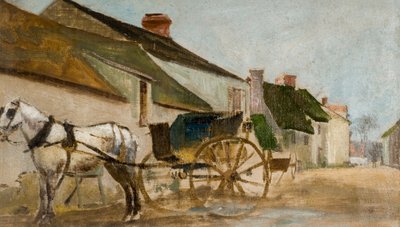 Pony and Cart by Joseph Crawhall